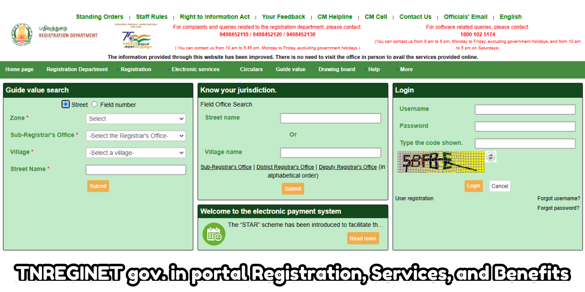 TNREGINET gov. in portal